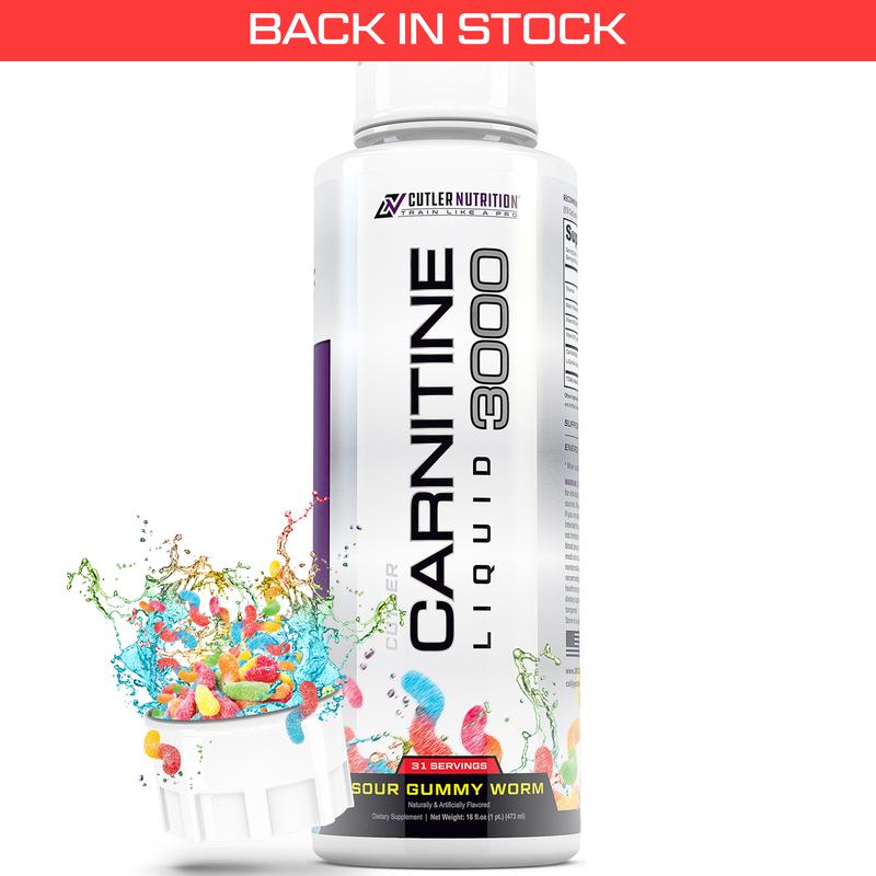 Cutler Nutrition 2 Pack Carnitine 3000 Liquid Supplement for Energy Recovery health and fitness liquid