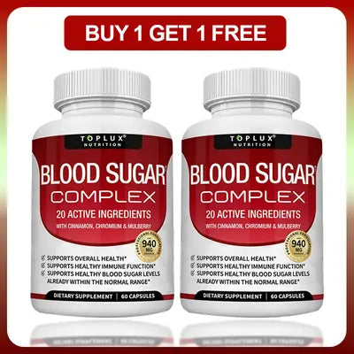 Blood Sugar Complex 20 Vitamins & Minerals Support Overall Health
