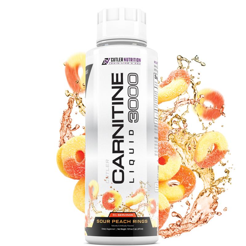 Cutler Nutrition 2 Pack Carnitine 3000 Liquid Supplement for Energy Recovery health and fitness liquid
