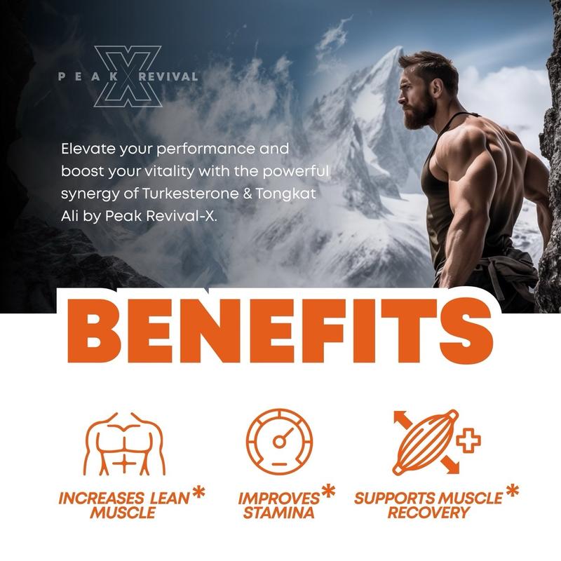 Turkesterone & Tongkat Ali Supplement 1000mg Per Serving