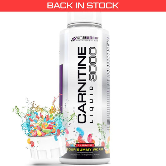 Cutler Nutrition 2 Pack Carnitine 3000 Liquid Supplement for Energy Recovery health and fitness liquid