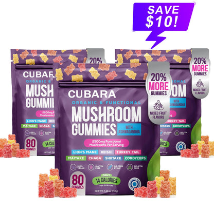 Ashwagandha, Reishi Mushroom Gummies