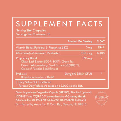 Arrae MB-1 | Natural Energy, Cholesterol, & Overall Health Support 20-Day Supply| Organic Nutrition Dietary Supplement Healthcare Vitamins Probiotic Blend Edible Fitness