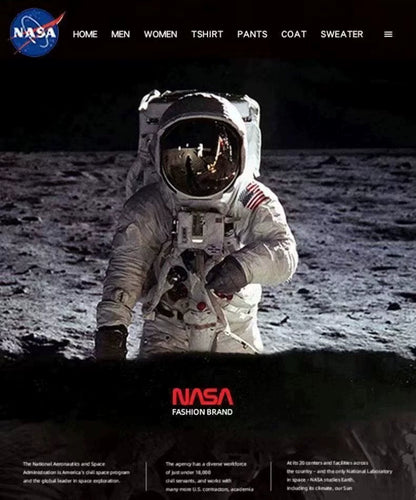 NASA joint POP MART short-sleeved t-shirt rabub pure cotton couple high sense loose 2025 viral trends