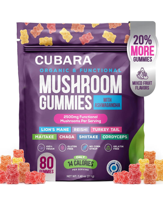 Ashwagandha, Reishi Mushroom Gummies